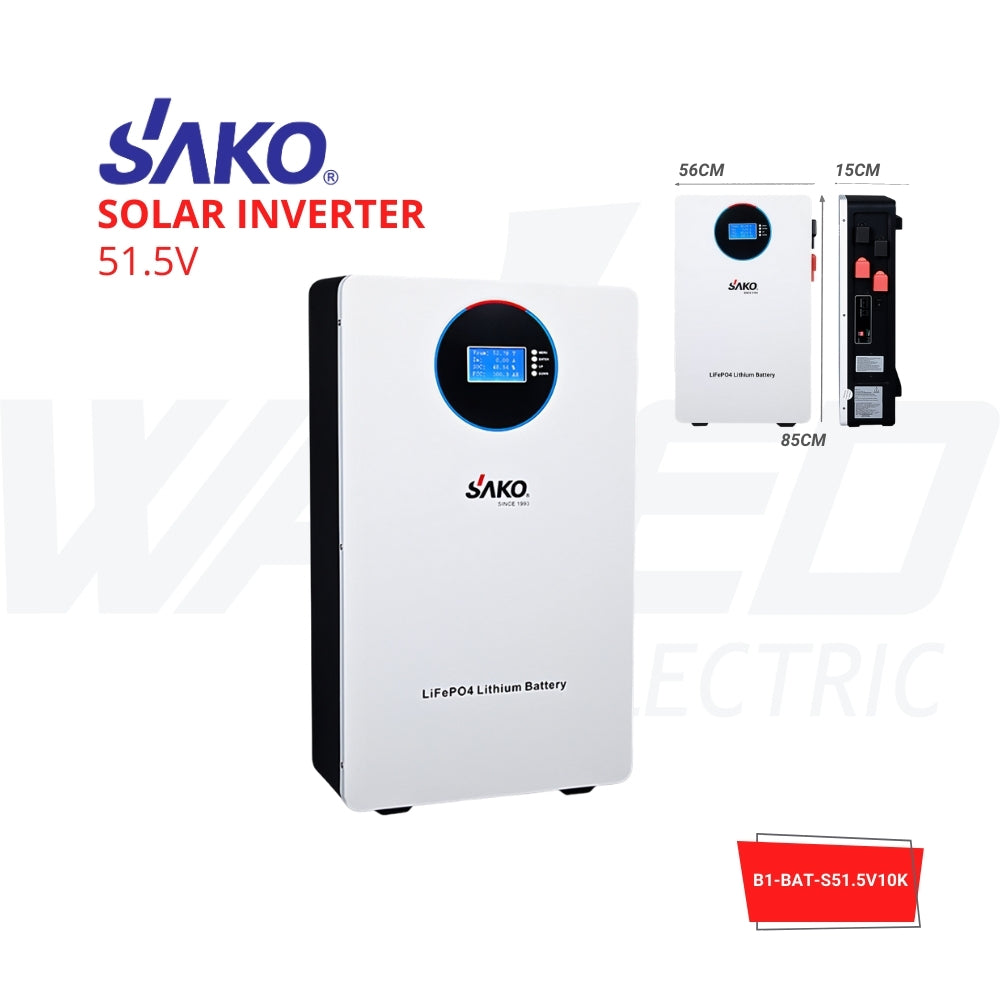 Lithium Battery Power Bank – 51.2V / 200Ah – 10.24kWh - SAKO