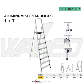 Aluminium StepLadder XXL- 8Step