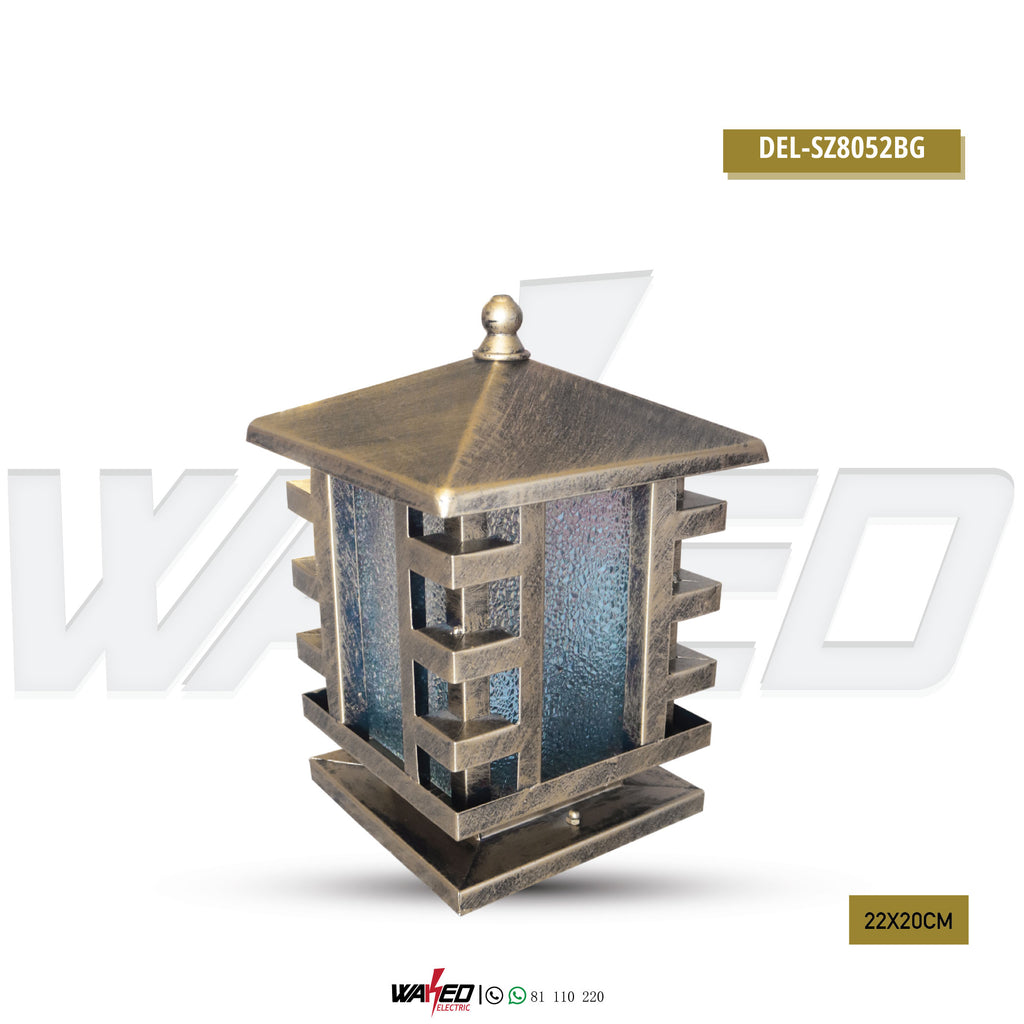 PILLAR LANTERN - BRONZE