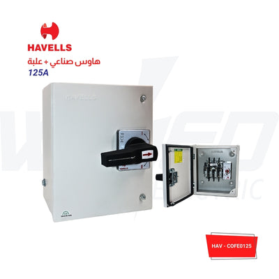 Havells, 4Pole, 125A, Euroload on Load Changeover Switch - With Box