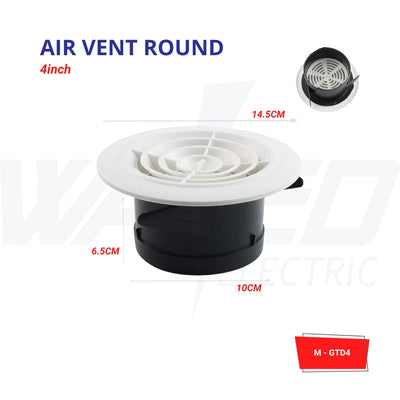 Round Air Vent Cover –  4 5 & 6 Inch