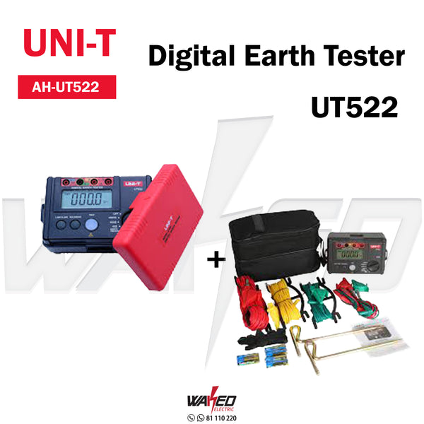 Digital Earth Tester - UT522 – Waked Electronics