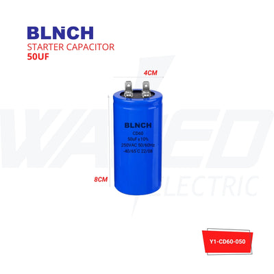 Starter Capacitor - 50uf - BLNCH