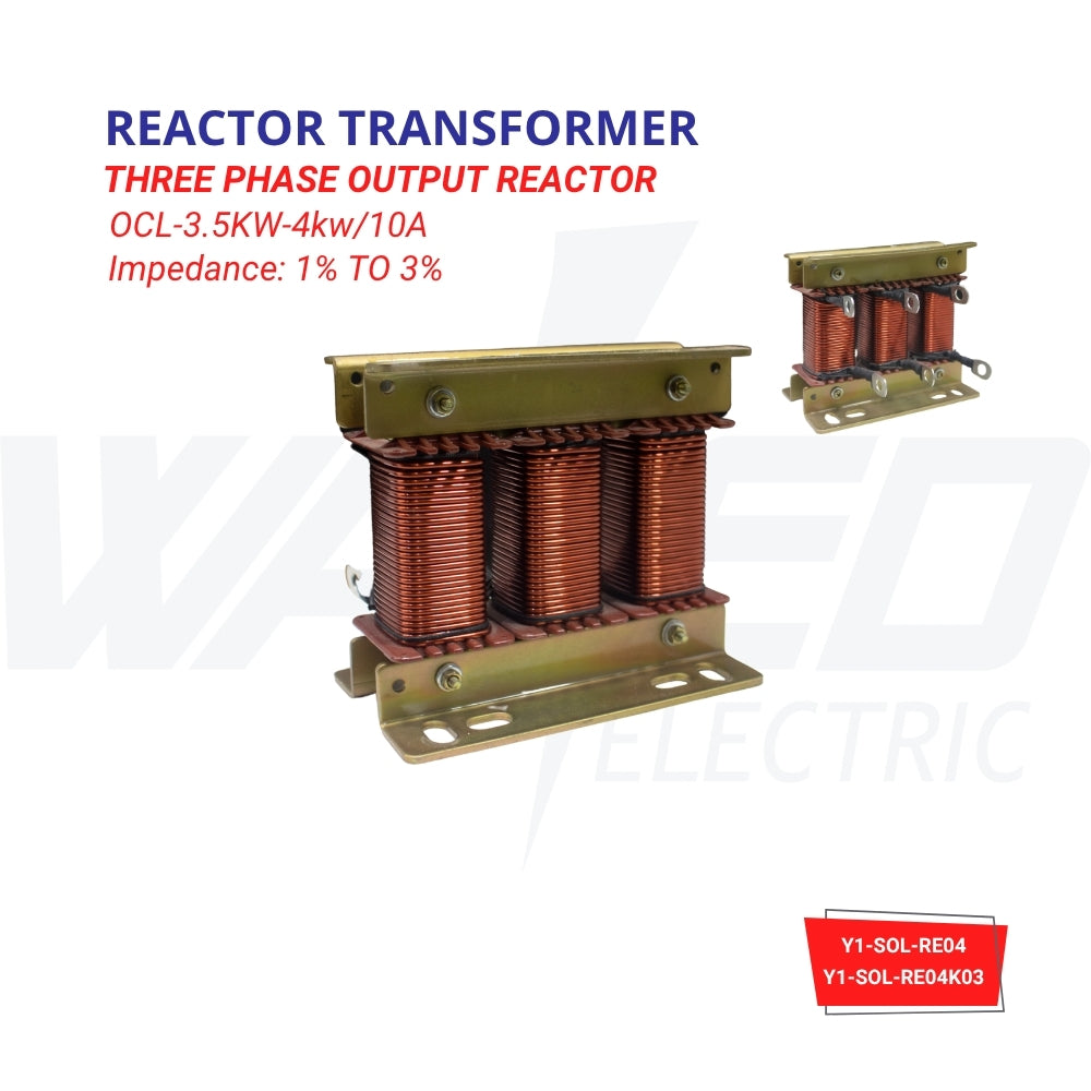 Reactor Transformer - 4kw - 3 Phase -1% & 3%