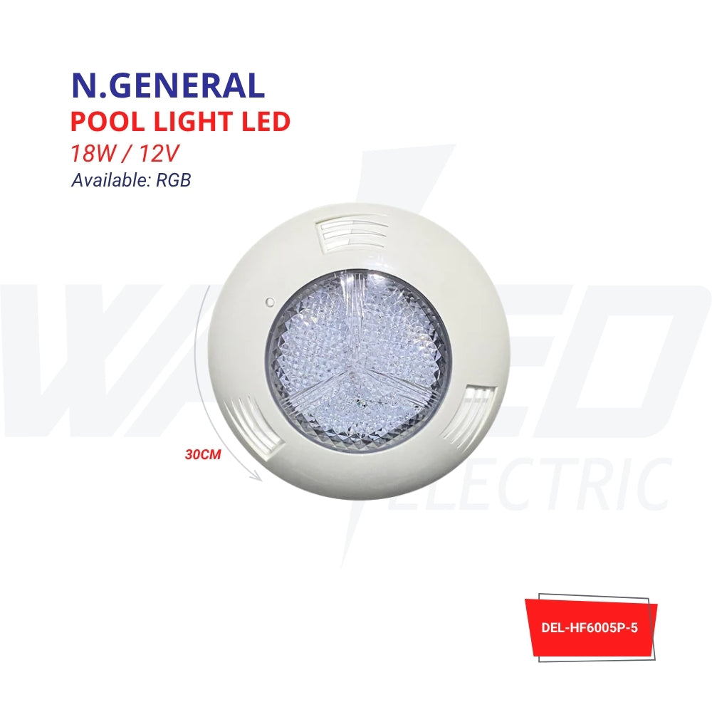 Pool light LED - 18W RGB - N.GENERAL