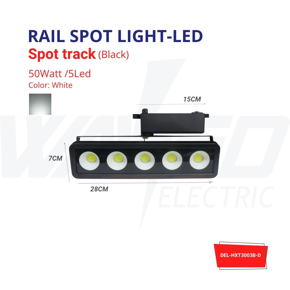 Spot Track  - 50W - 5 Led