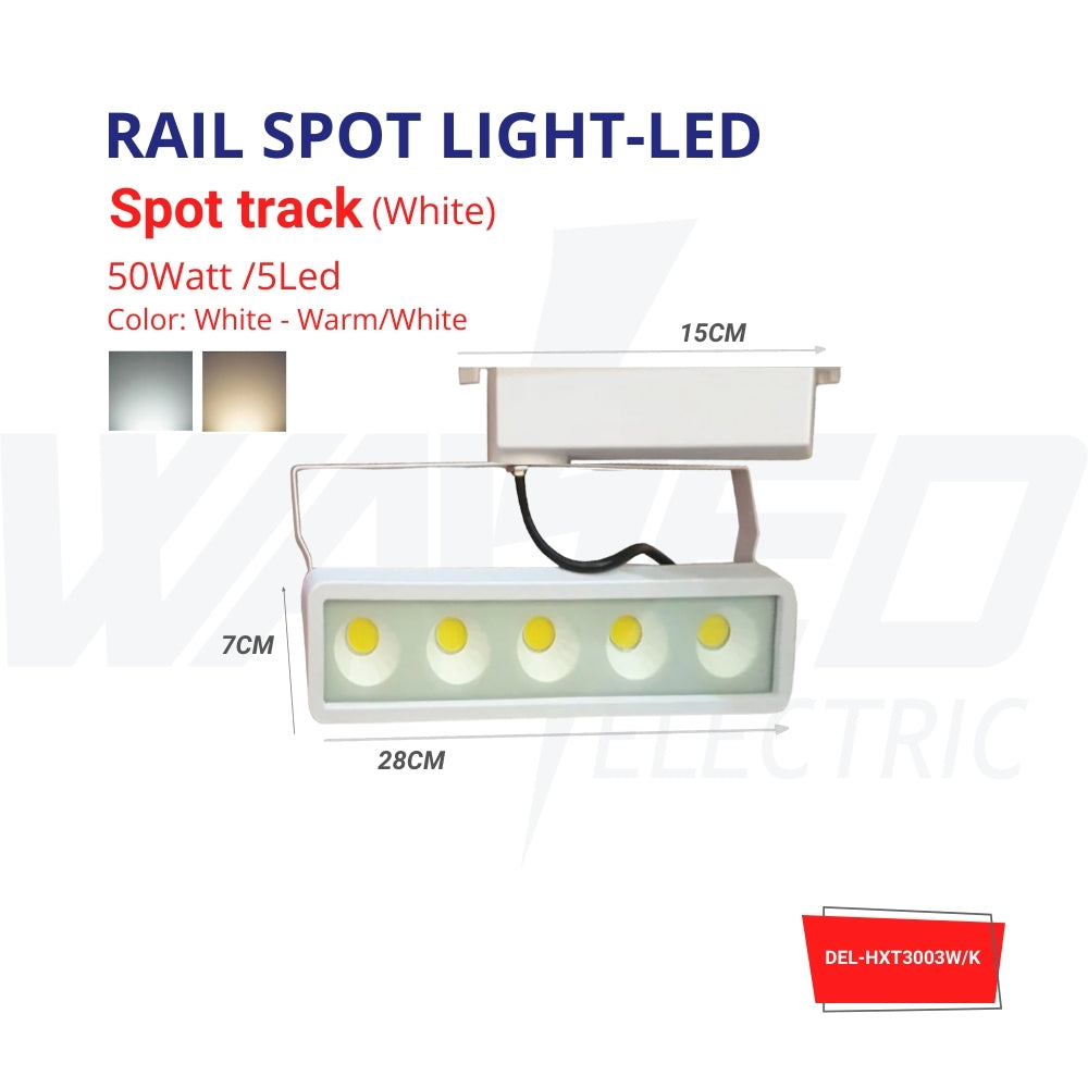 Spot Track  - 50W - 5 Led