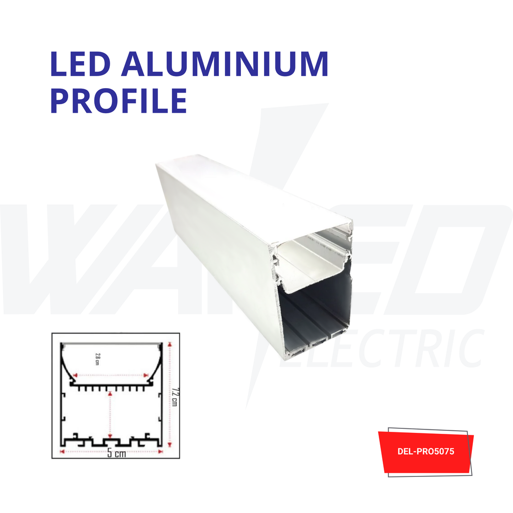 Led Aluminium Profile - 5075 - Surface