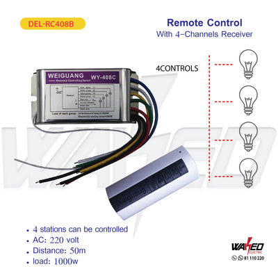 Remote Control - With 4 Channel Receiver