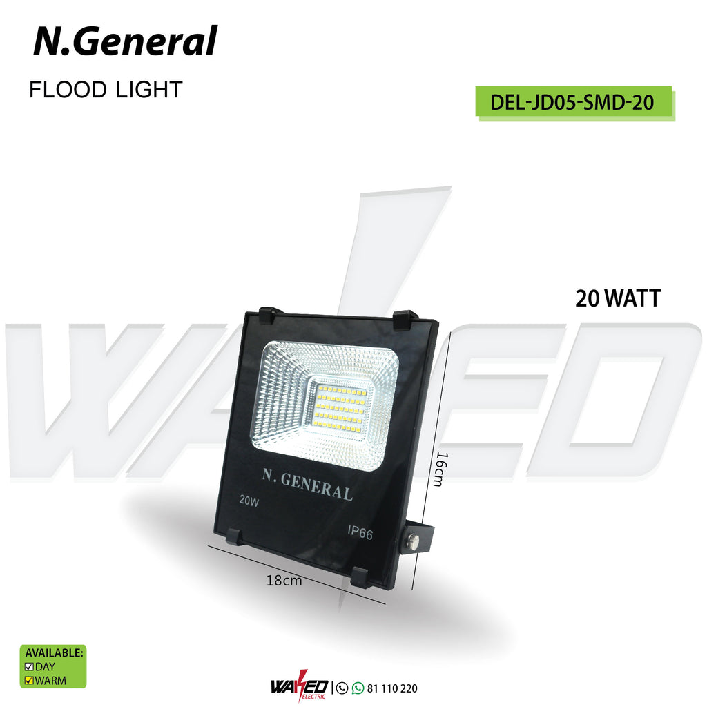 fLOOD LIGHT LED -20W -N.GENERAL
