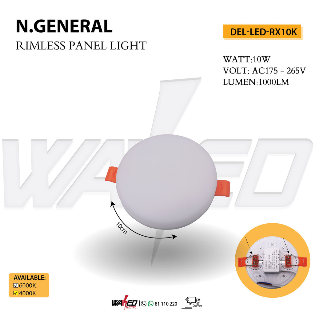 rimless Spot Light - 10Watt - Round