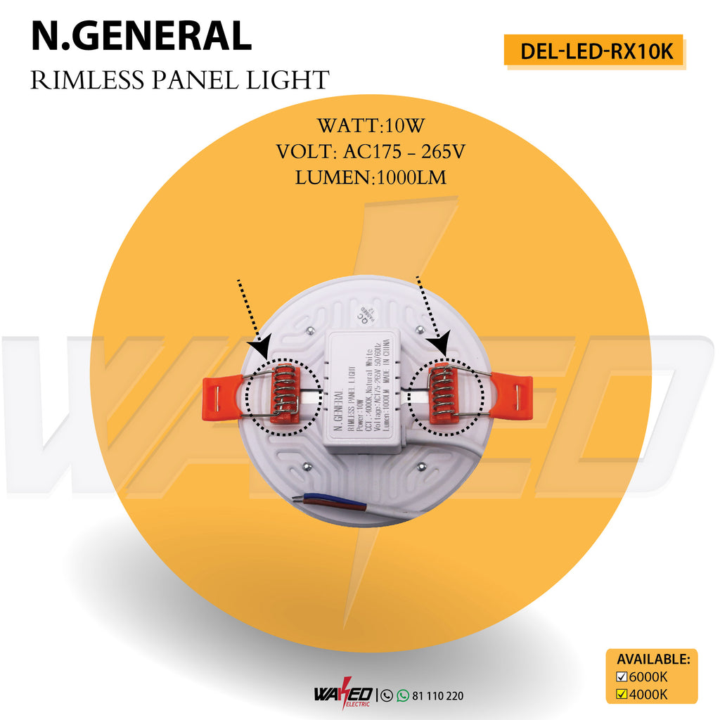 rimless Spot Light - 10Watt - Round