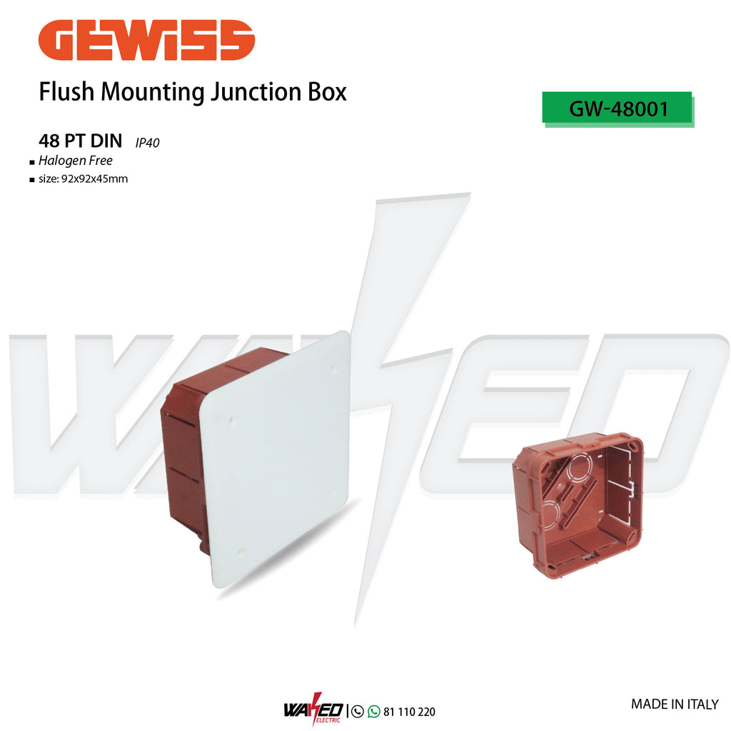 Flush Mounting Junction Box - GEWISS