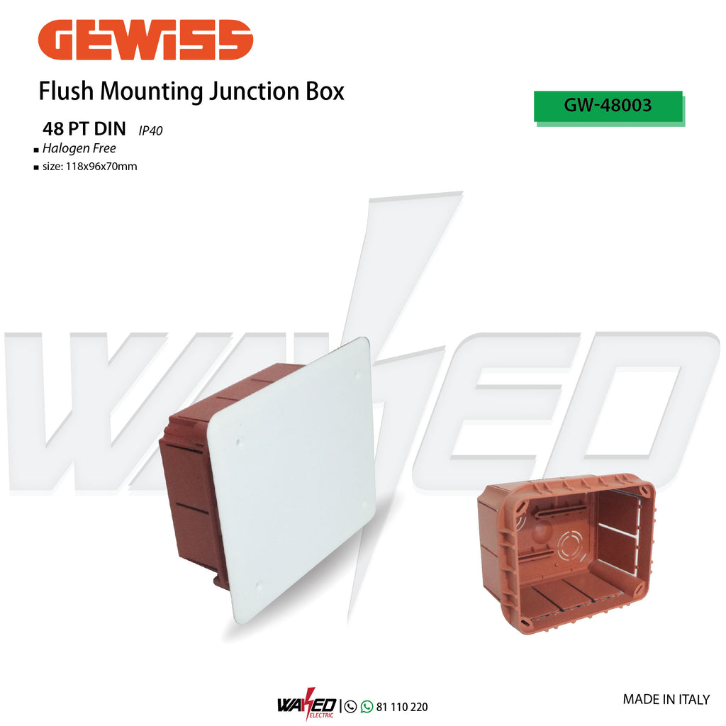 Flush Mounting Junction Box - GEWISS