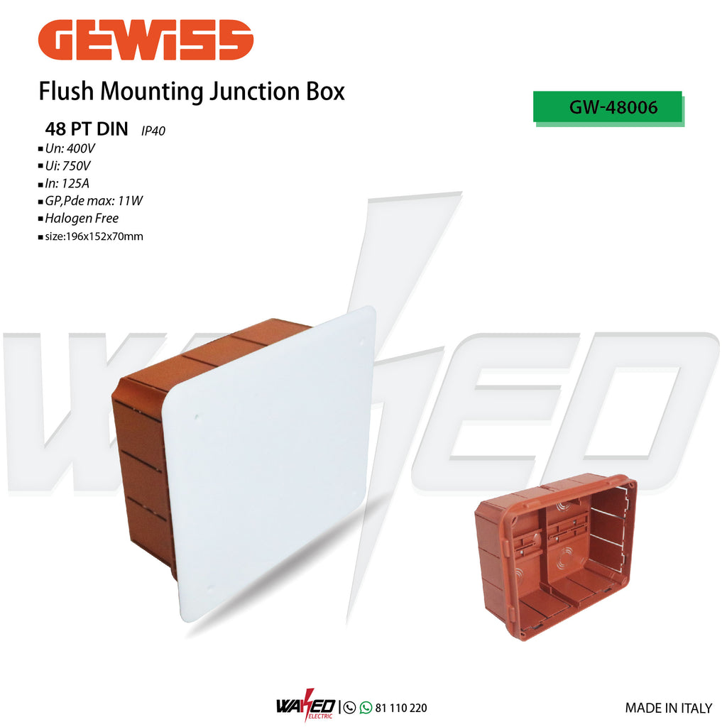 Flush Mounting Junction Box - GEWISS