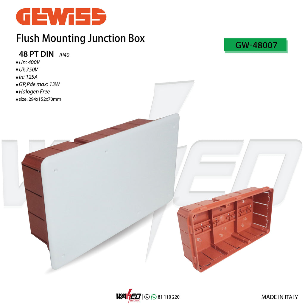 Flush Mounting Junction Box - GEWISS