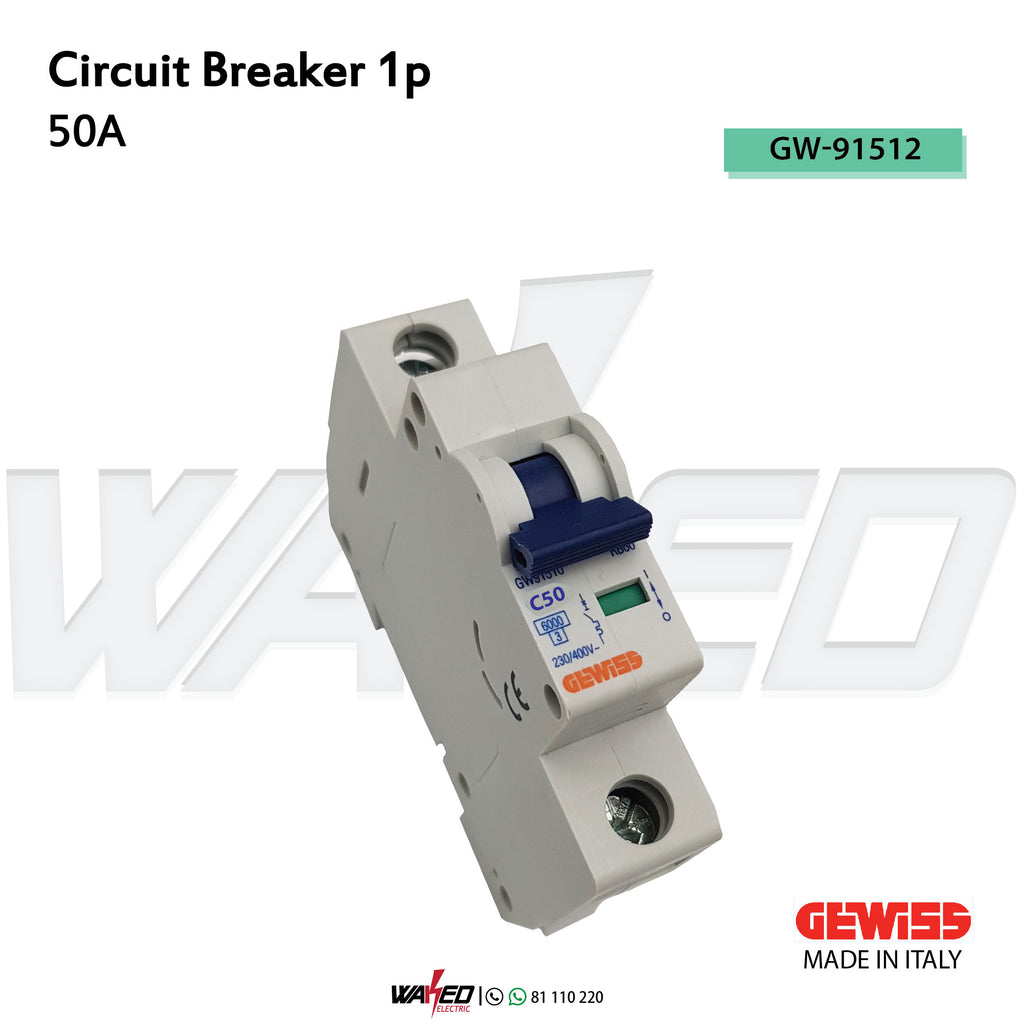 MCB - GW- 1 Phase - 50A