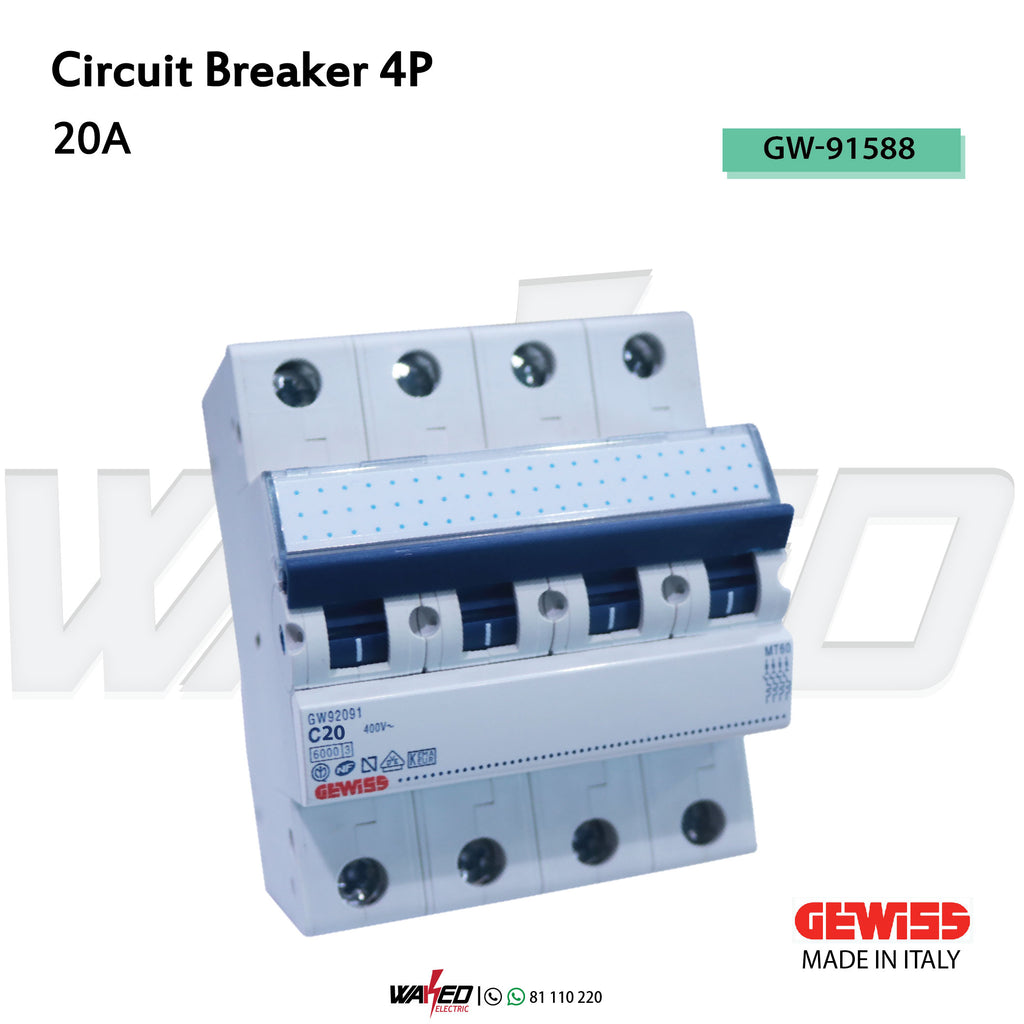 MCB - GW- 4 PHASE - 20A