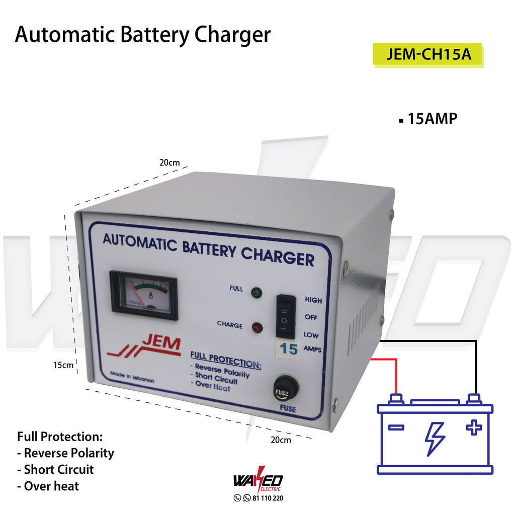 Automatic Battery Charger - 15AMP
