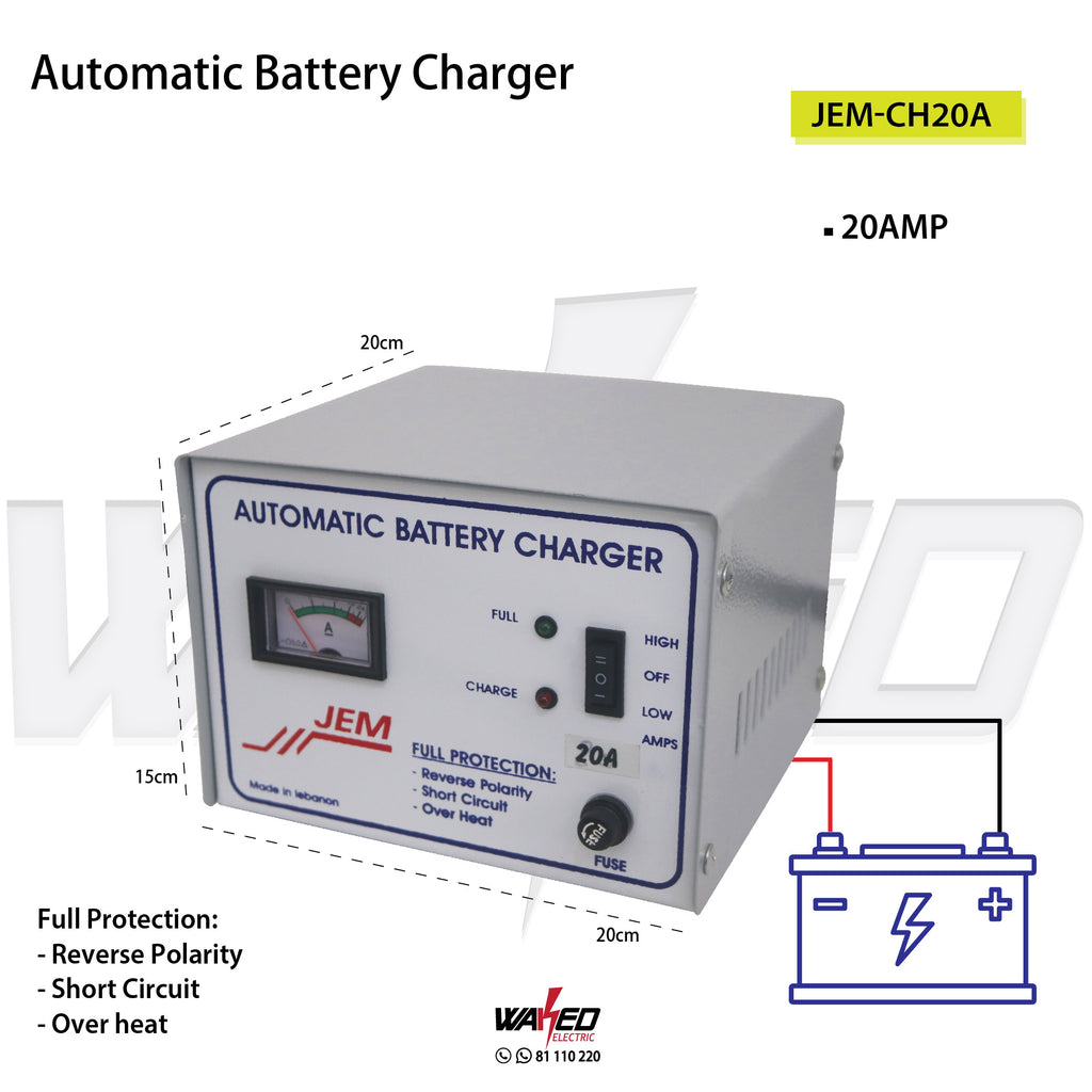 Automatic Battery Charger - 20AMP