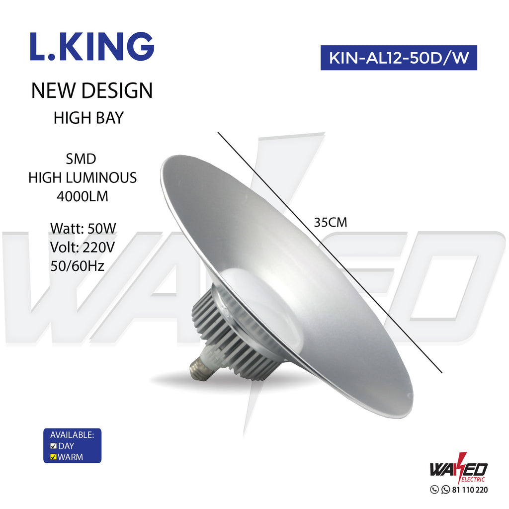 High Bay - 50w E27 - L.King