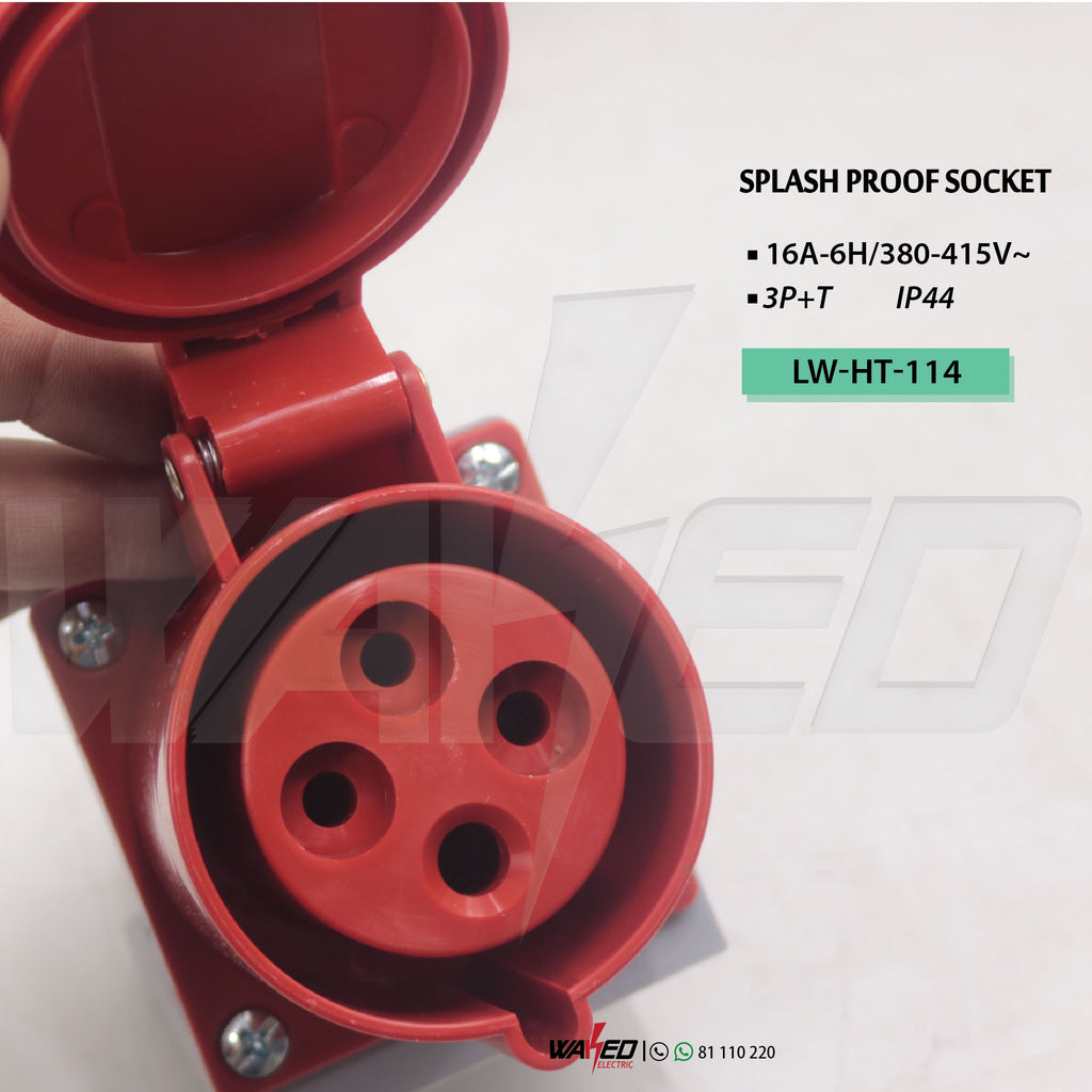 Splash Proof Socket - 16A