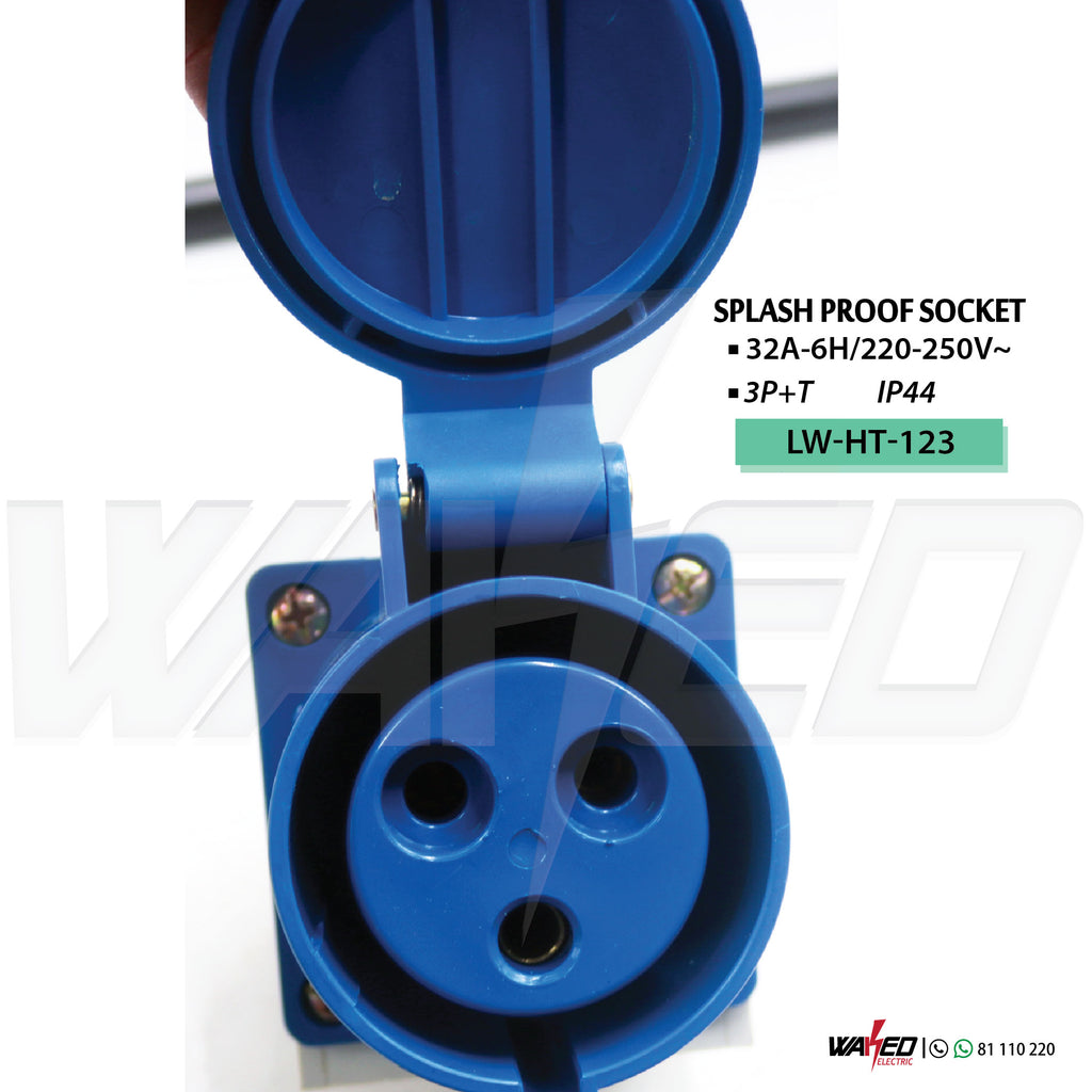 Splash Proof Socket - 32A