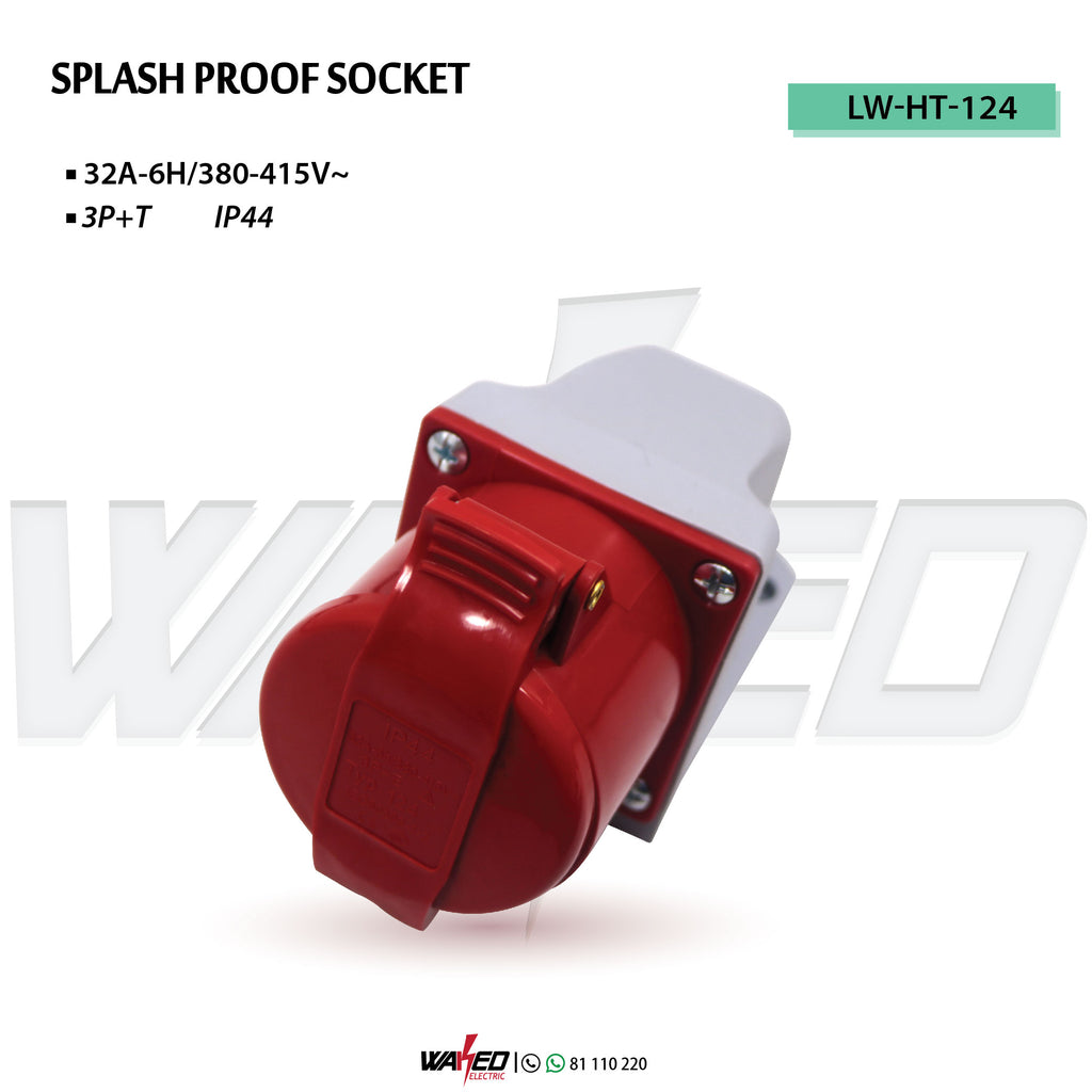 Splash Proof Socket - 32A