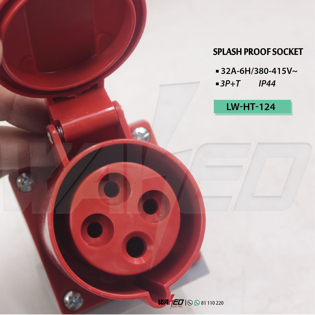 Splash Proof Socket - 32A