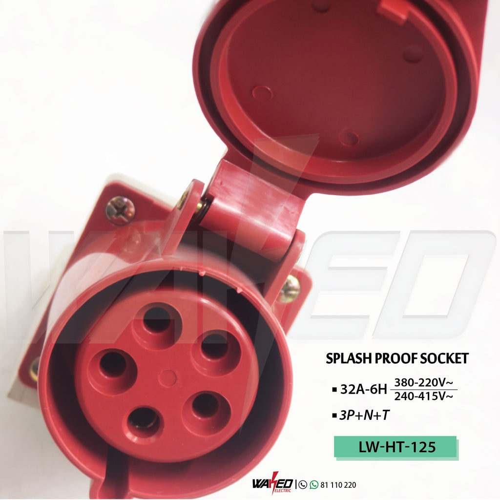 Splash Proof Socket - 32A