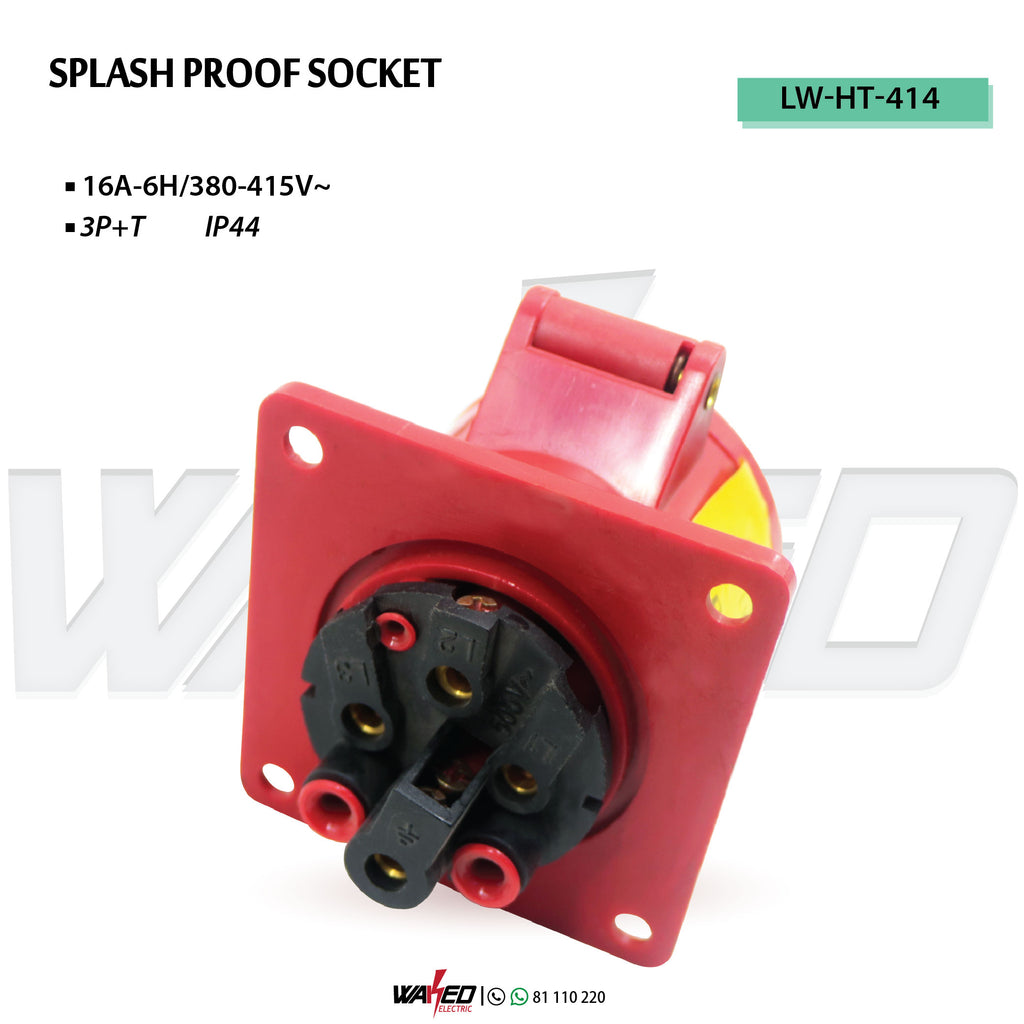 Splash Proof Socket - 16A