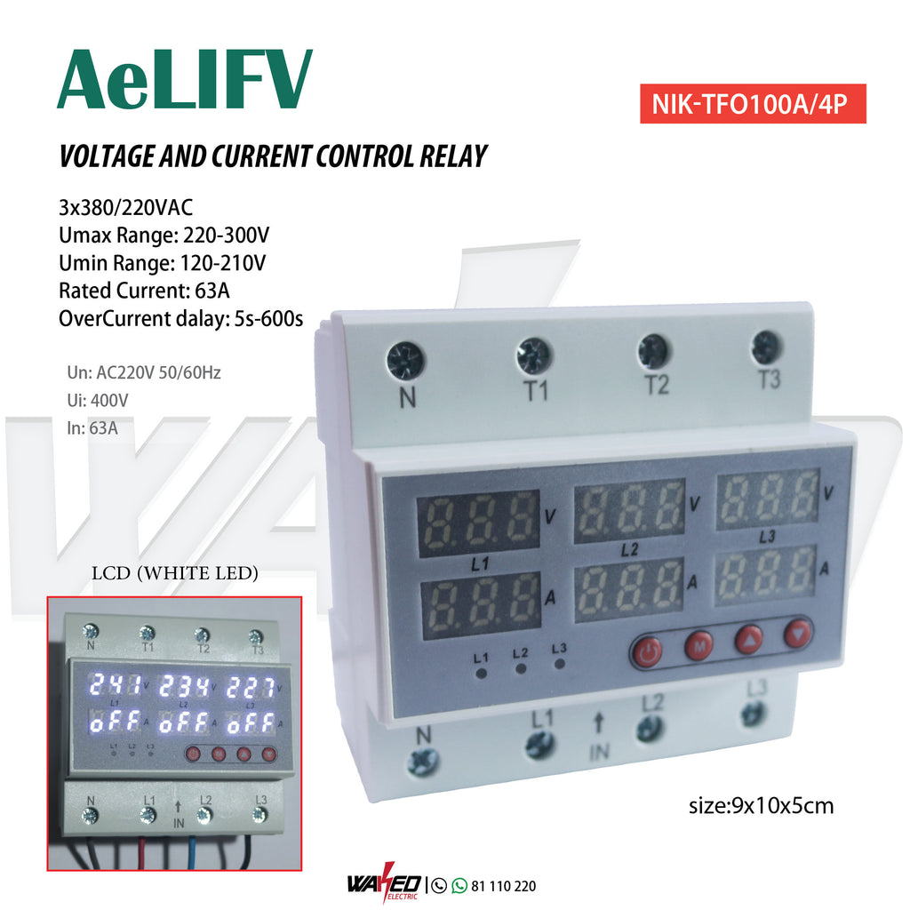 Protector - three phases - 100A - AellFV