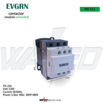 Contactor - D12/25A - EVGRN