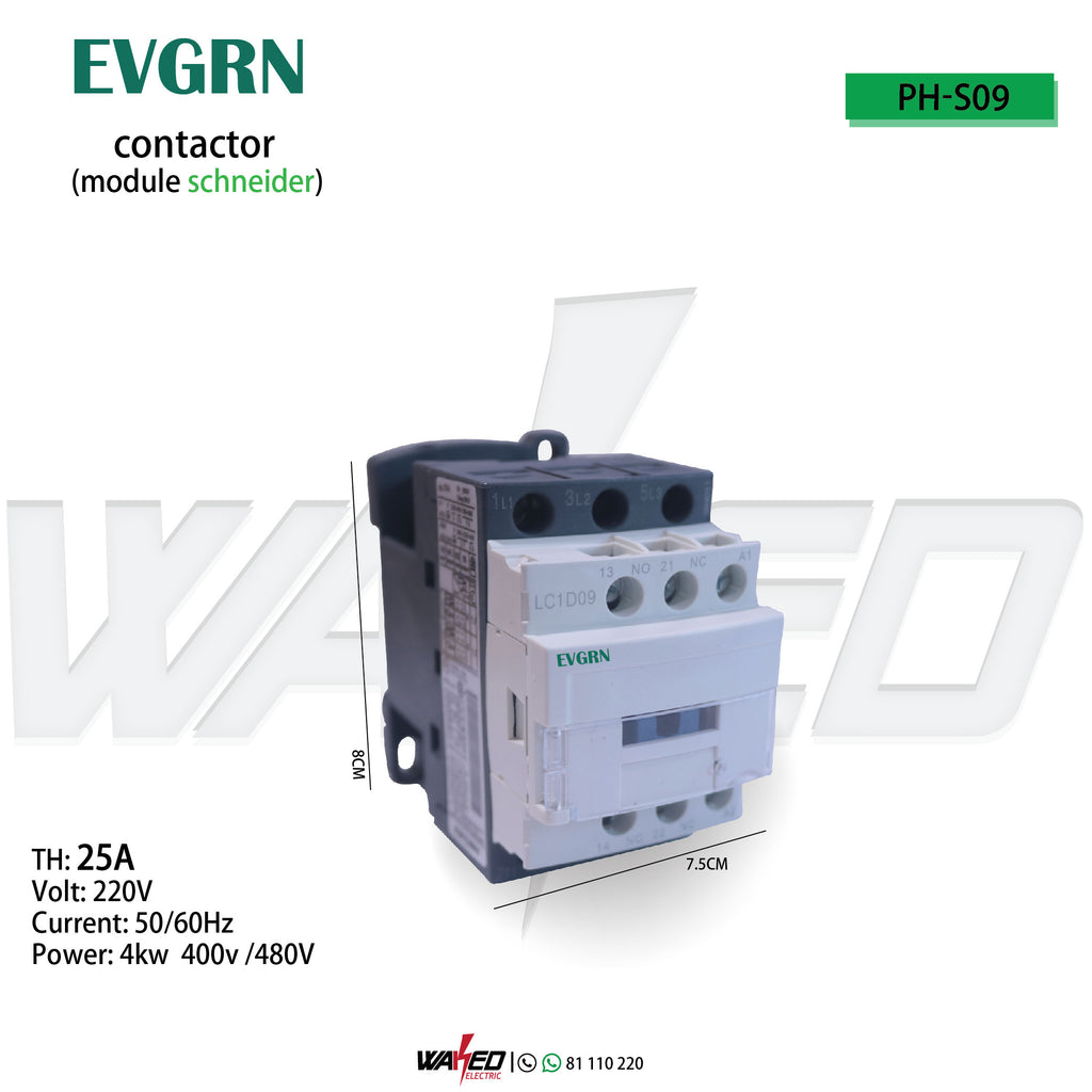 Contactor - D09/25A - EVGRN
