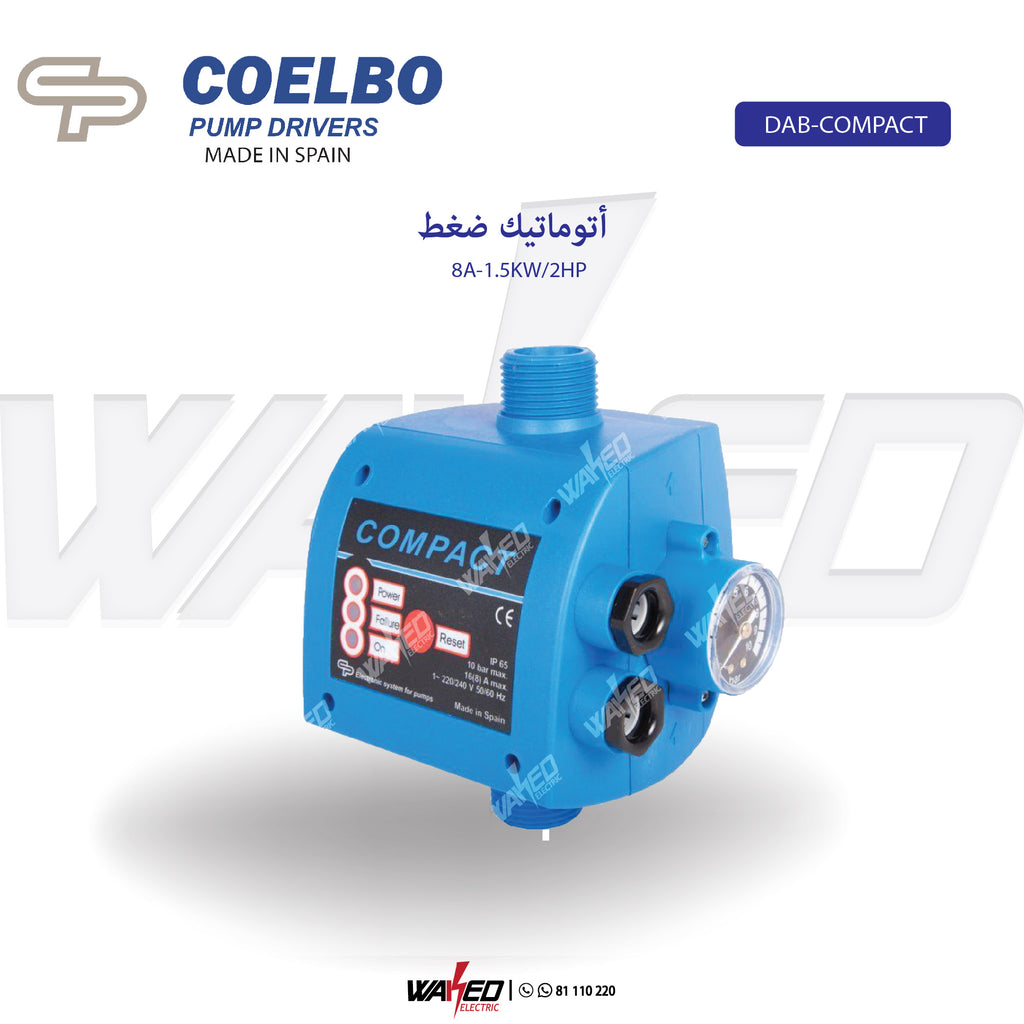 Pump Controller Automatic ReSet -10BAR MAX - 2HP