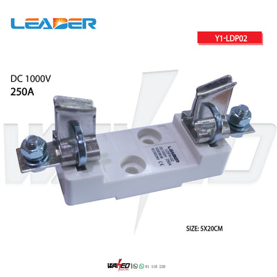 Industrial fuse base - 250A - DC - LEADER