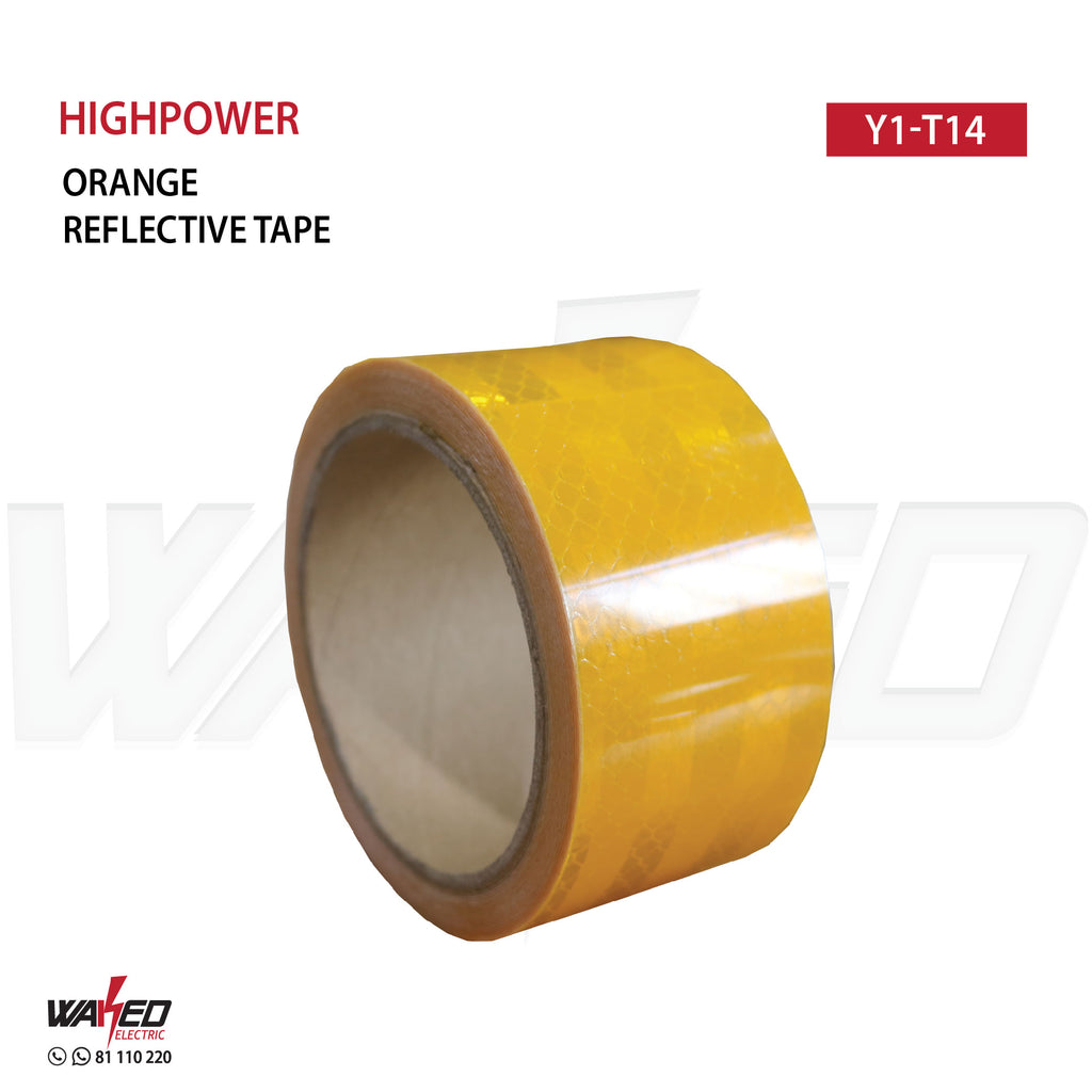 Reflective Tape - Orange - 5m