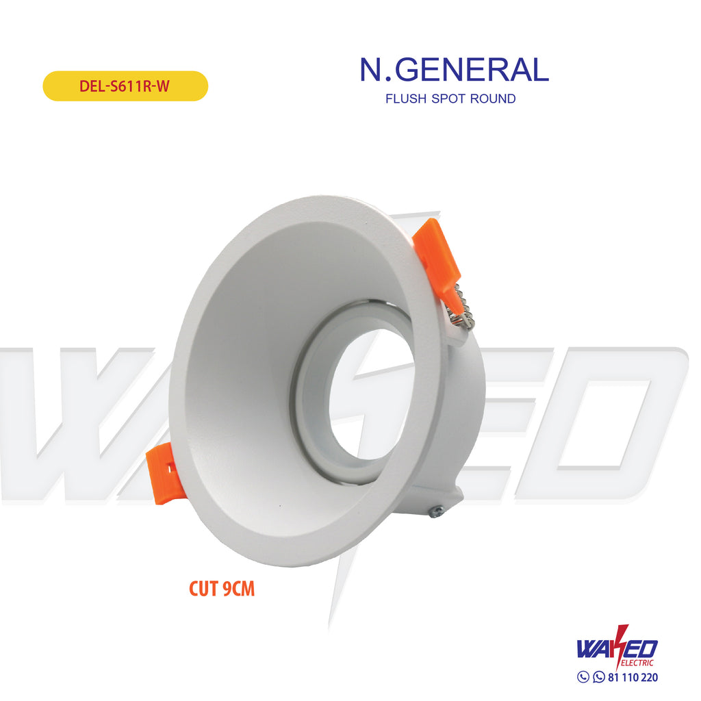 Spot Light - 9cm - Whit- N.General