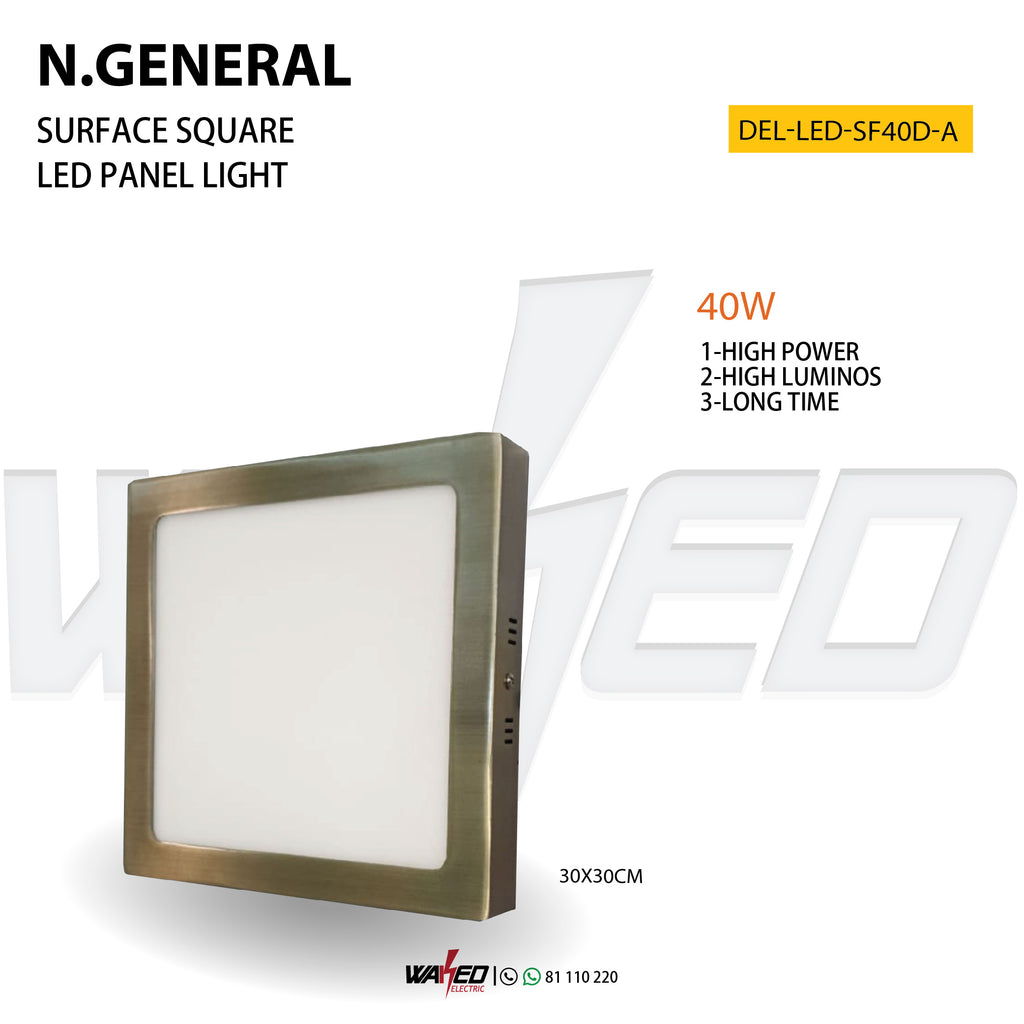 square spot Light - 40W - Bronze