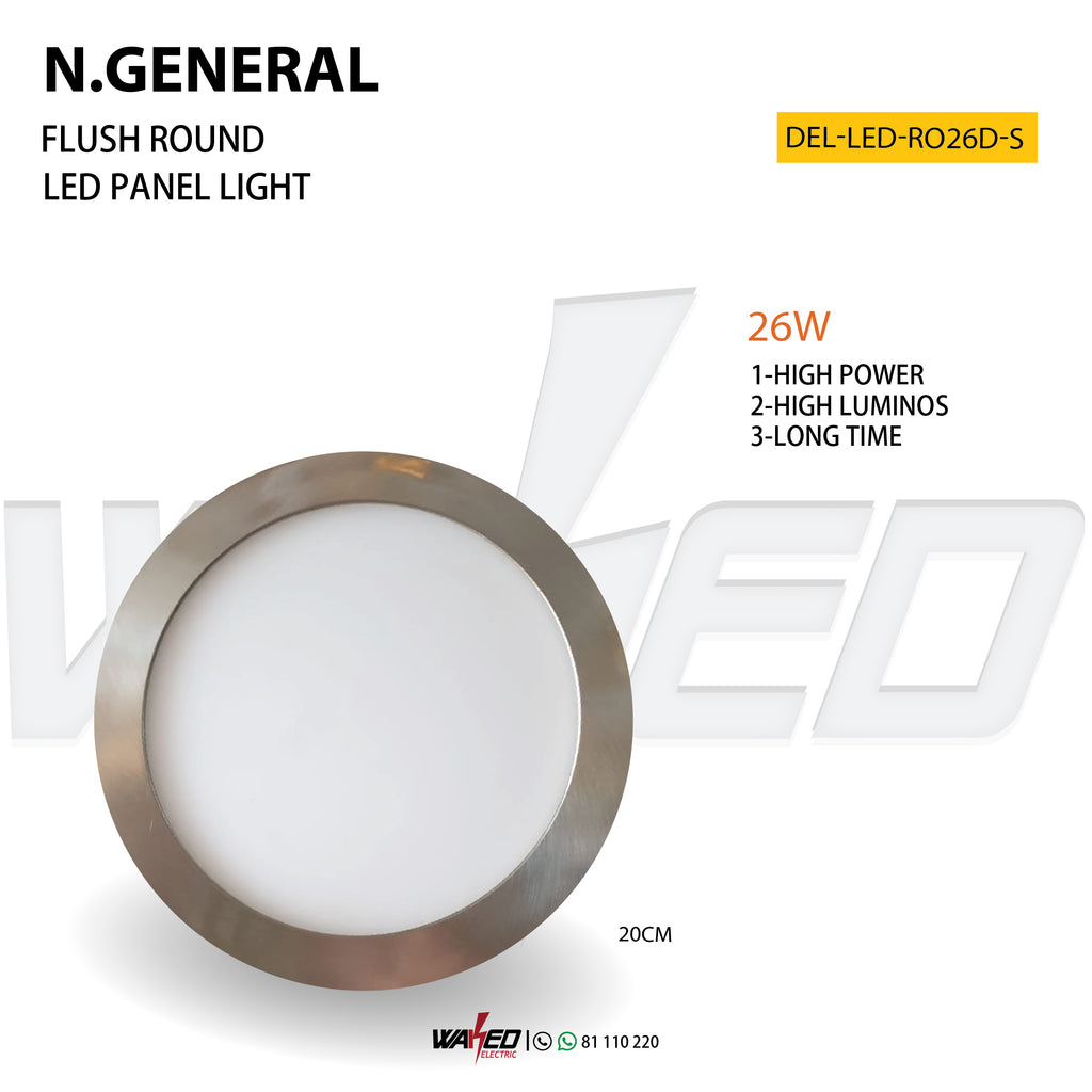N.General Spot Light - 26W - Chrome