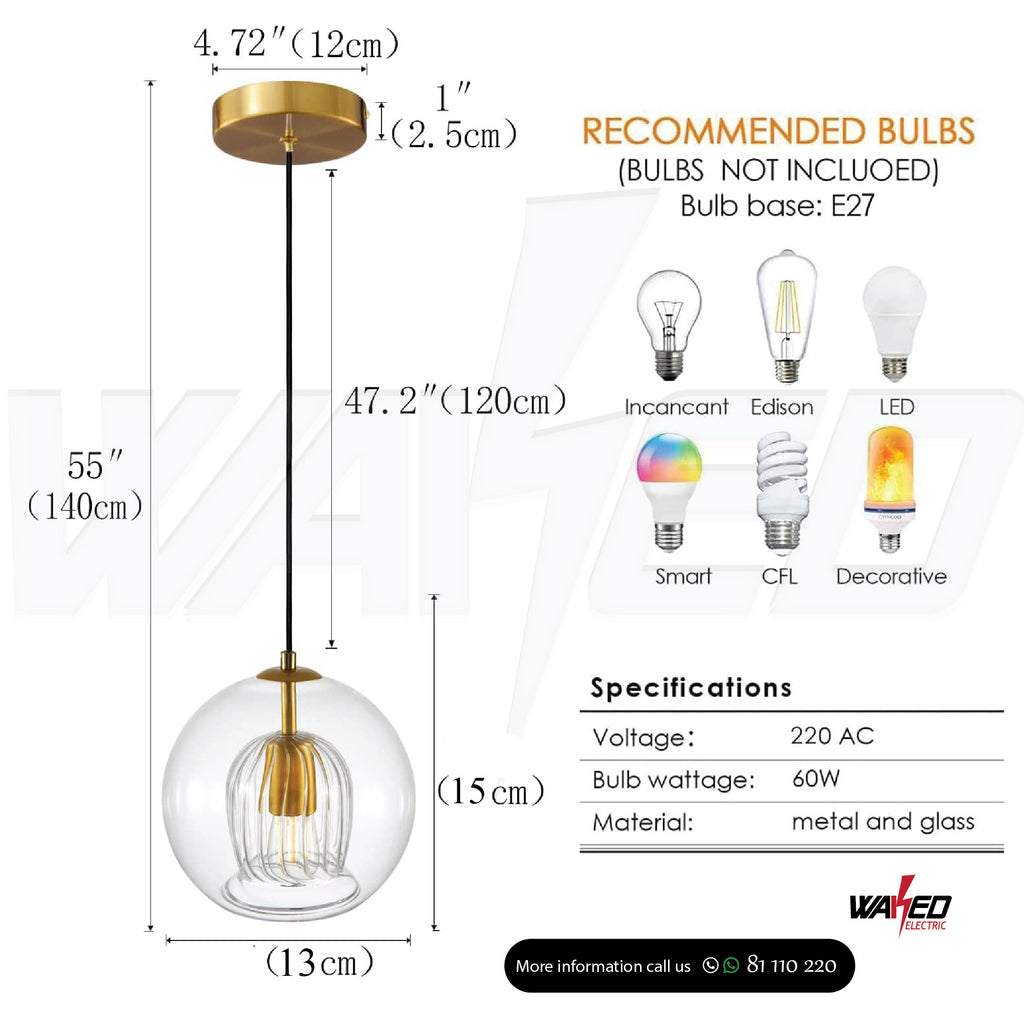 CHANDELIER 200MM & 250MM
