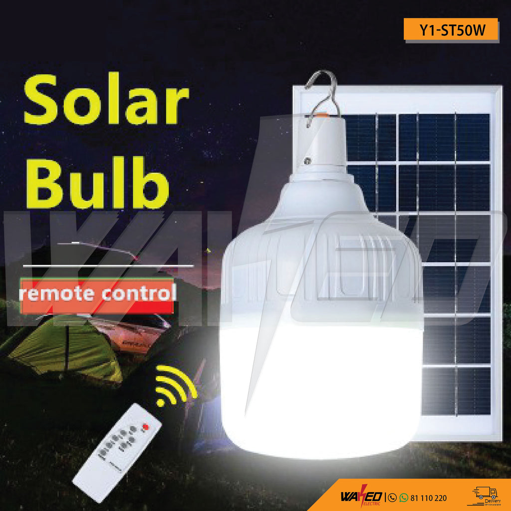 Led Solar Emergency Bulb - 50W