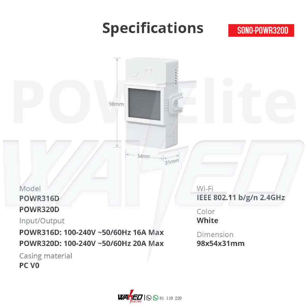 Smart Power Meter Switch - SONOFF