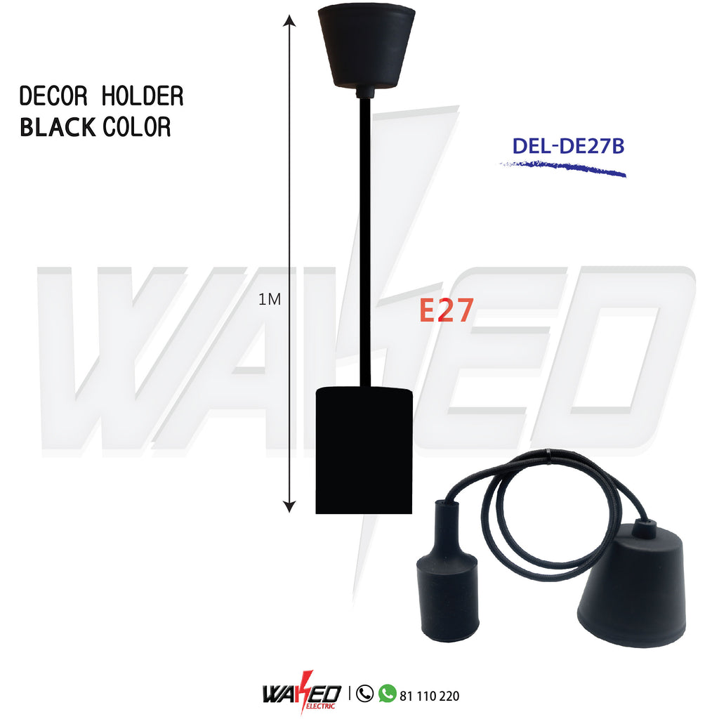 Holder-E27 - Black