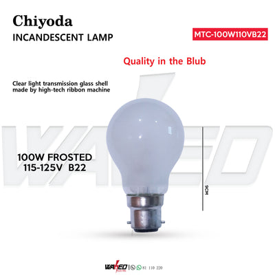 INCANDESCENT LAMP - 100W - CHIYODA