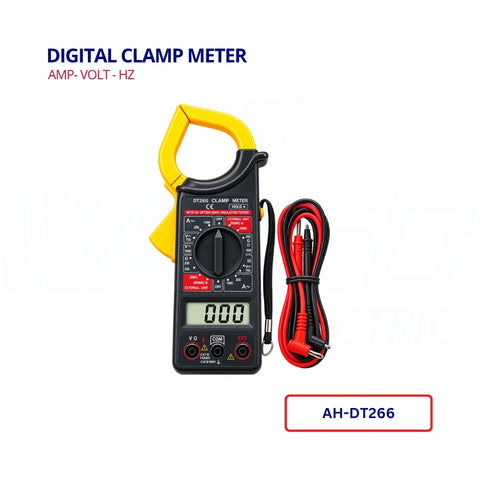 Digital Clamp Meter - AMP- VOLT - Hz - DT266