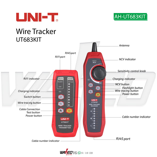 Wire Tracker UT683KIT – Waked Electric