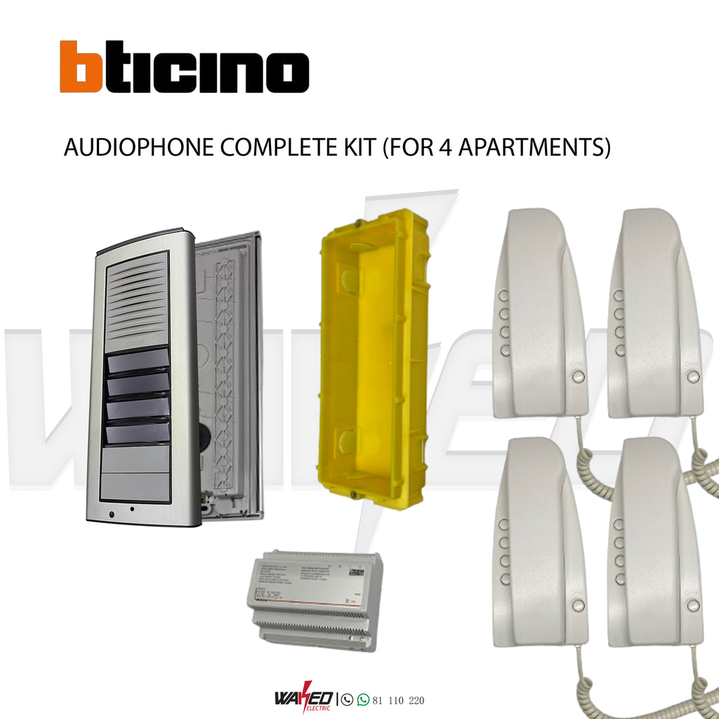 Audiophone - 4 Appartments - bticino