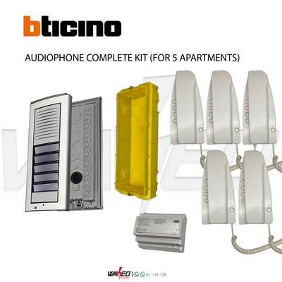 Audiophone - 5 Appartments - bticino