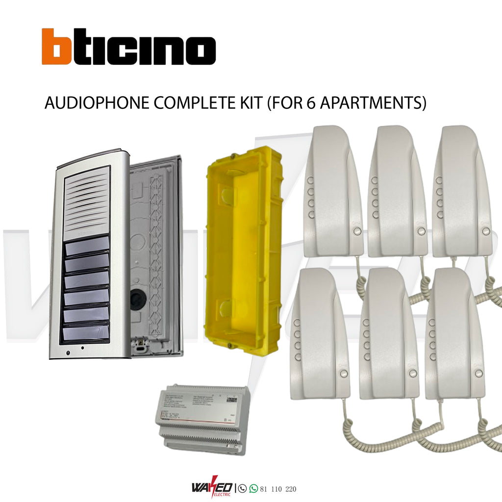 Audiophone - 6 Appartments - bticino